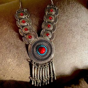 Native American inspired necklace